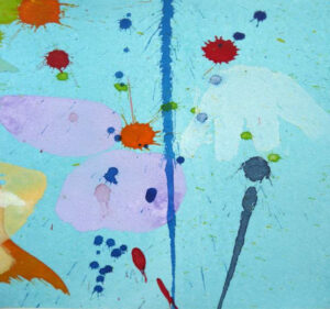Bild Blumen frei gemalt